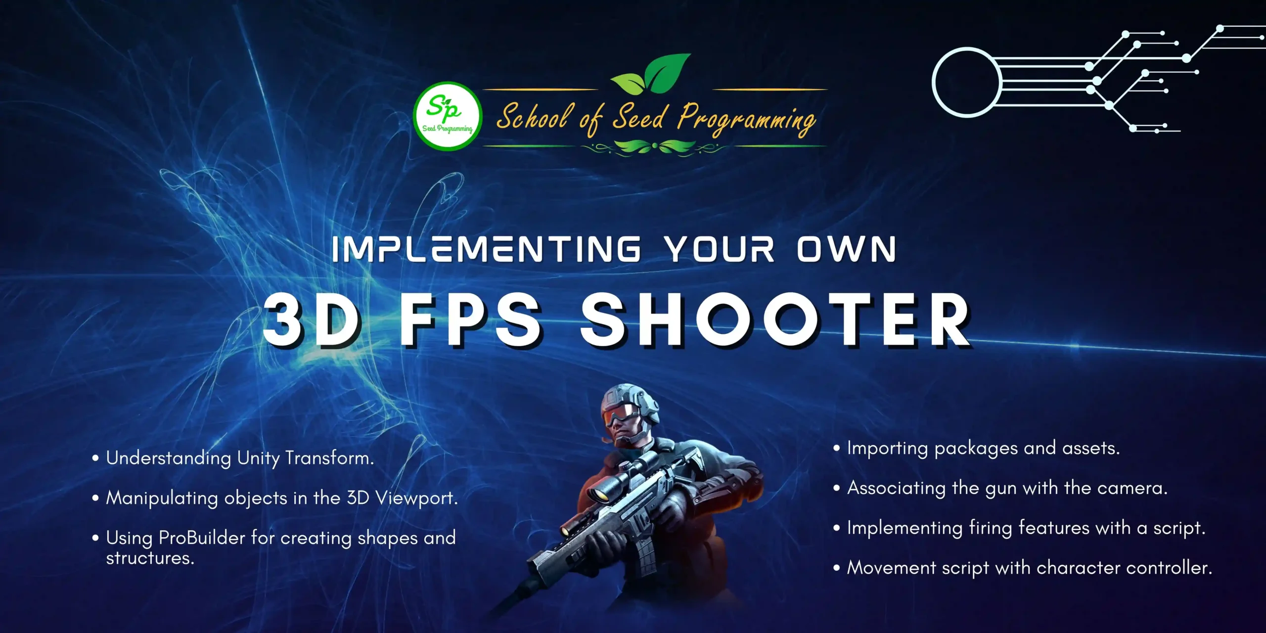 Implementing 3D FPS Shooter Game in Unity